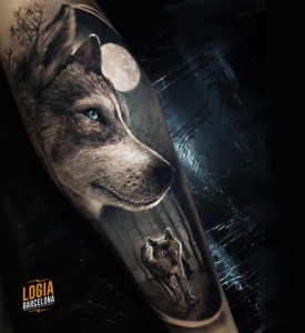 Tatuajes_lobos_realismo_Tobias_Agustini_Logia_Barcelona 